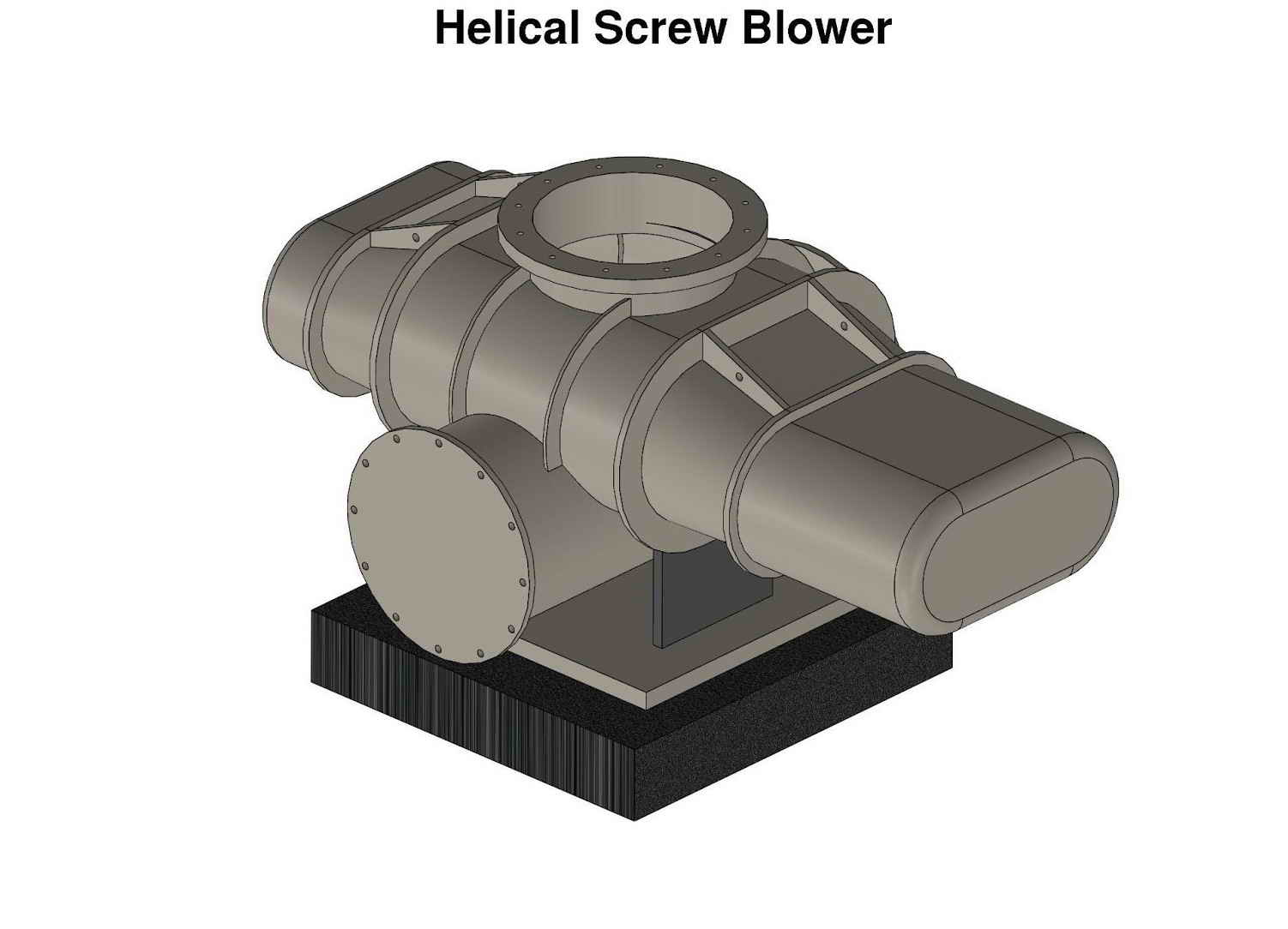 HELICAL SCREW INDUSTRIAL BLOWERS